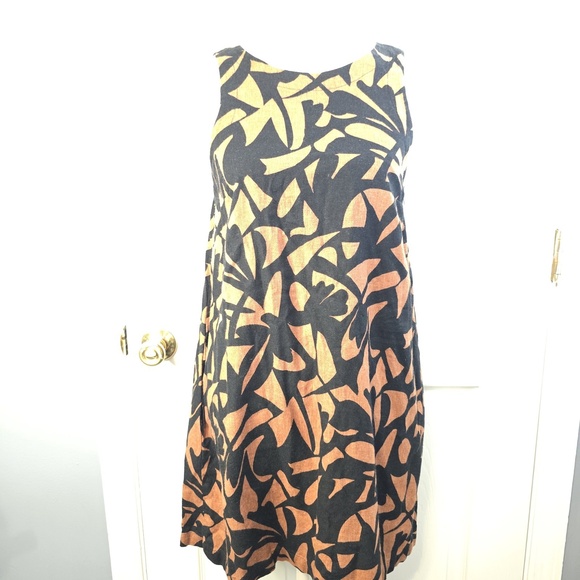 A New Day Sleeveless Linen Rayon Dress Size Medium - Picture 1 of 9